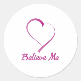 Stickers et police rose Étiquette personnalisés