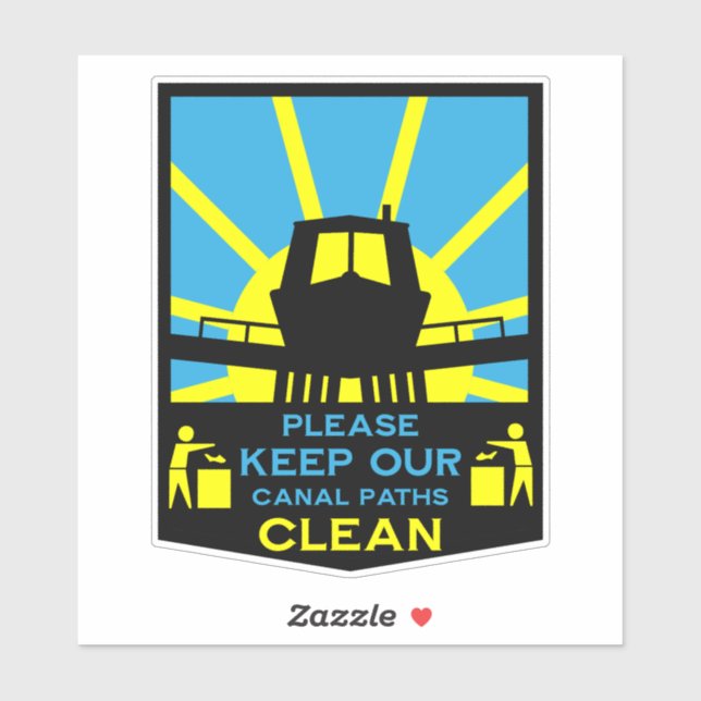 Stickers Et Signes De Bateau Étroite (Feuille)