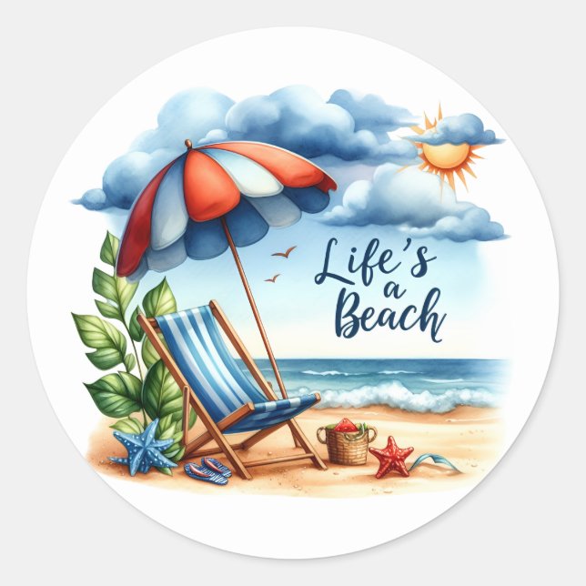 Stickers été amusants (Devant)