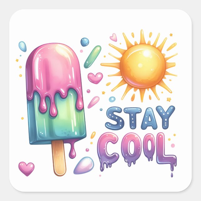 Stickers été Cool (Devant)