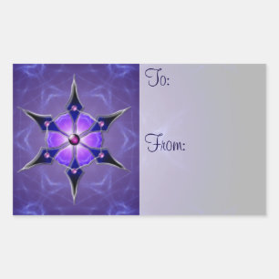 Stickers étiquette cadeau Cold Starlight