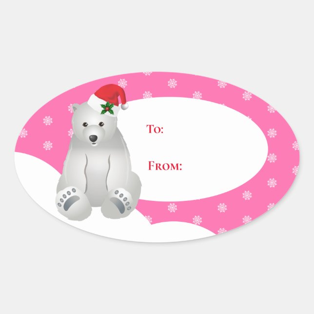 Stickers étiquette cadeau de Noël (Devant)