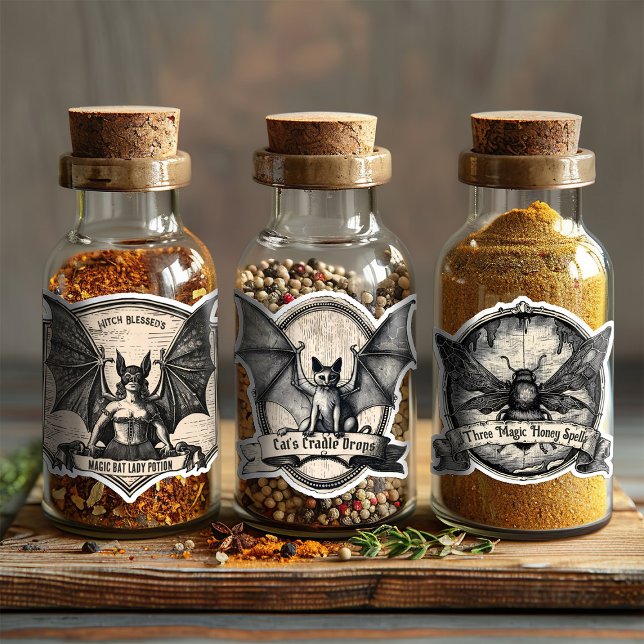 Stickers Étiquette de potion de sorcellerie de la  (Créateur téléchargé)