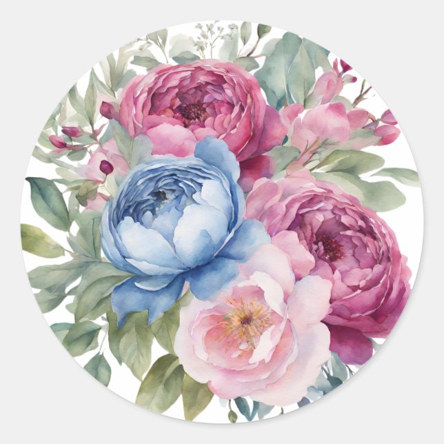 Stickers étiquette Enveloppe Phoques (Devant)