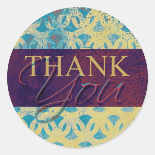 Stickers Étiquette Merci Enveloppe (Devant)