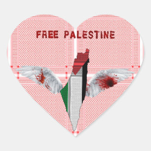 Stickers Étiquette Palestine - Étiquette d'Écharpe