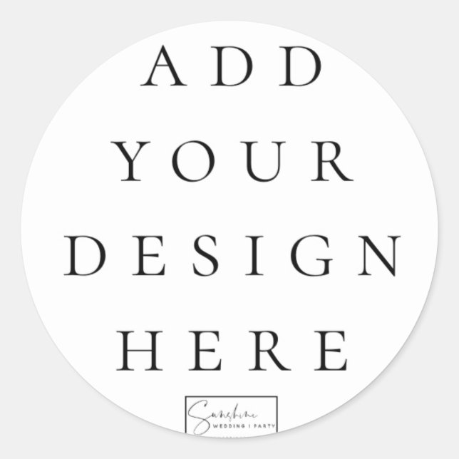 Stickers Étiquette rond de 1,5 po x 1,5 po (Devant)