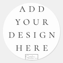 Stickers Étiquette rond de 1,5 po x 1,5 po