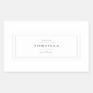 Stickers Étiquette Tortilla