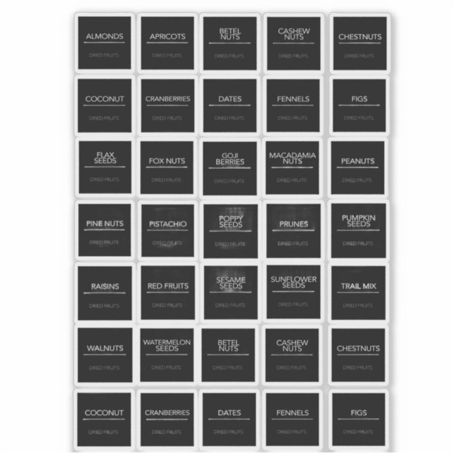Stickers Étiquettes (Devant)