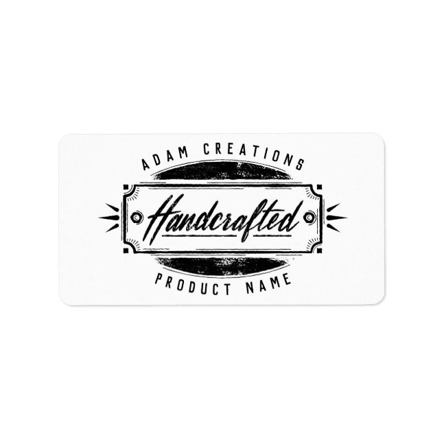Stickers Étiquettes personnalisés artisanaux (Devant)