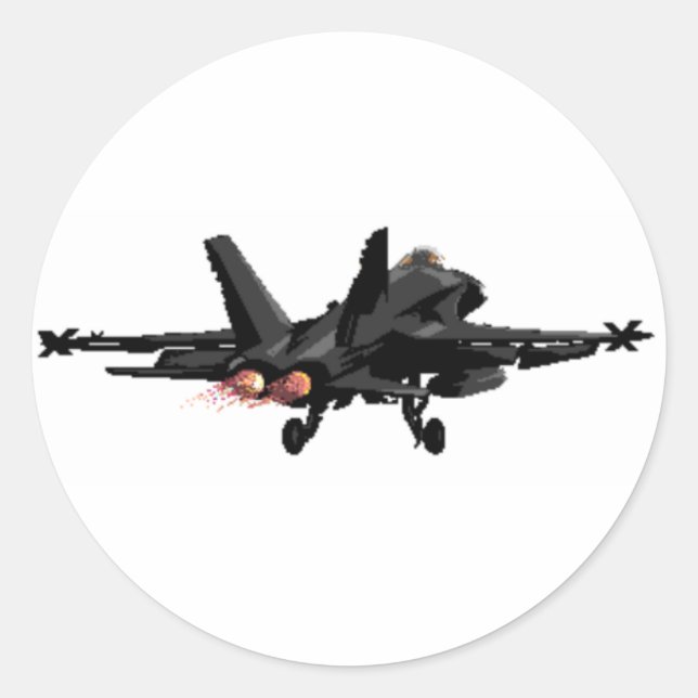 Stickers F/A-18 Hornet Fighter Jet (Devant)