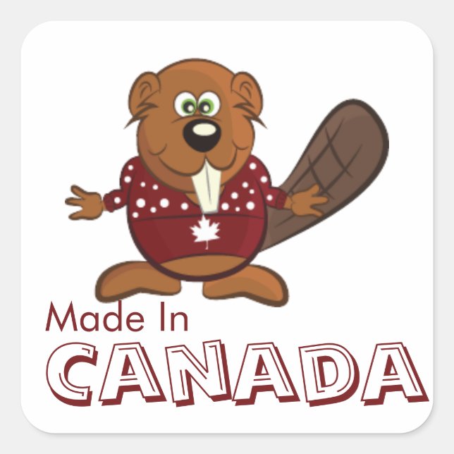 Stickers Fabriqués Au Canada (Devant)
