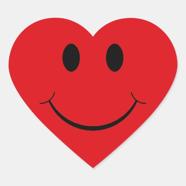 Stickers Face Coeur Rouge (Devant)