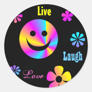 Stickers Face Rétro