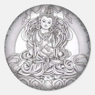 Stickers Fade to Black Round