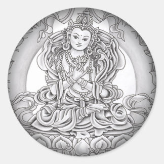 Stickers Fade to Black Round