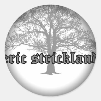Stickers Fade to Black Round