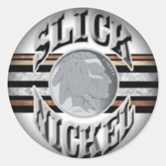 Stickers Fade to Black Round