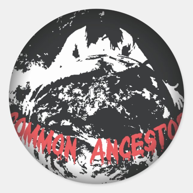 Stickers Fade to Black Round (Devant)