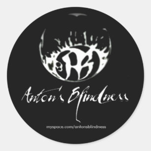 Stickers Fade to Black Round - Customisé