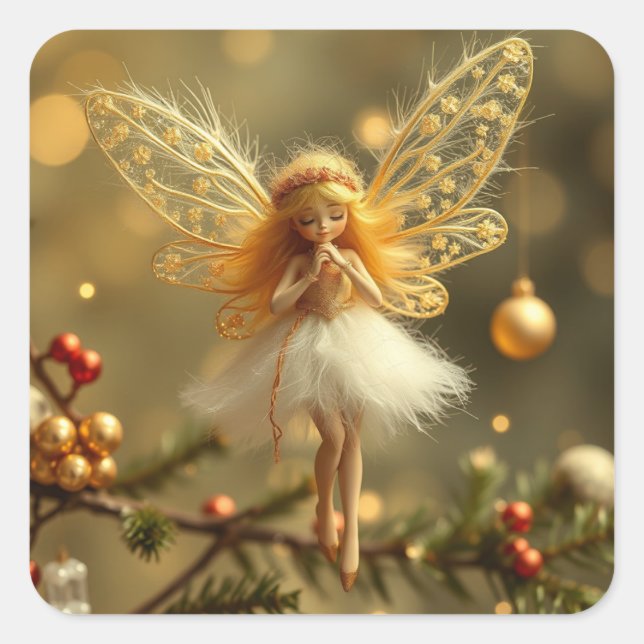Stickers Fairy d'hiver mignons (Devant)