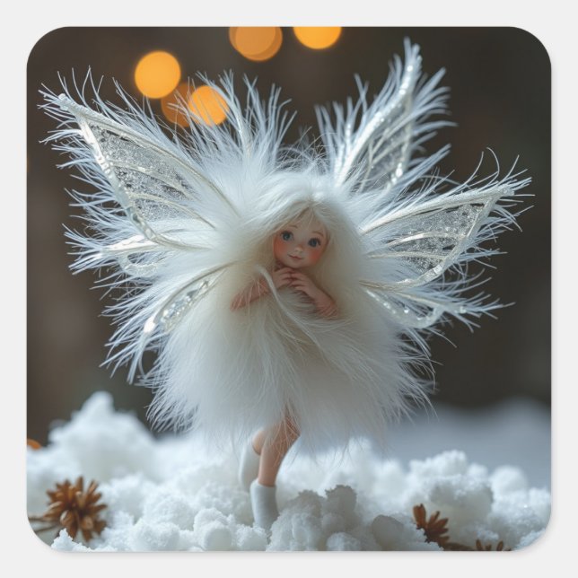 Stickers Fairy d'hiver mignons (Devant)