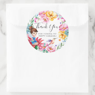 Stickers Fairy Spring Anniversaire Fête Favoriser