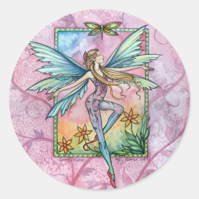 Stickers Fairy Spring par Molly Harrison (Devant)