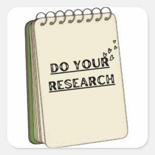 Stickers "Faites votre recherche"