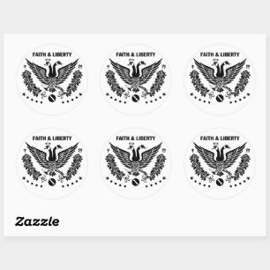 Stickers Faith & Liberty