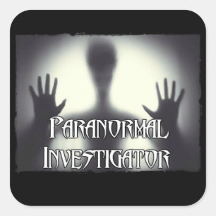 Stickers Fantôme Paranormal Chercheur