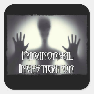 Stickers Fantôme Paranormal Chercheur