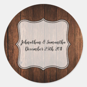 Stickers Favor 20 - 1,5 po Grange Bois Pays Rustiq