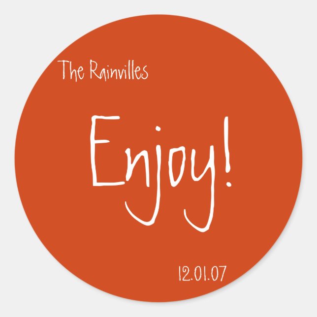 Stickers Favor Mariage (Devant)