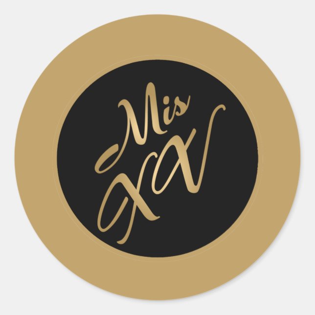 Stickers Favor Mis XV de 20 à 1,5 po (Devant)