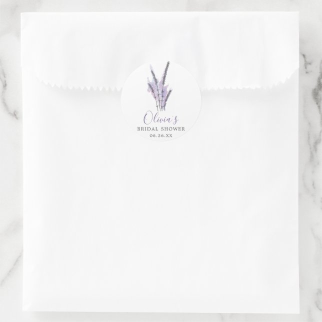 Stickers Favoriser l'enveloppe de lavande minimale (Sac)