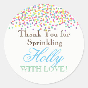 Stickers Favour Sprinkle Baby