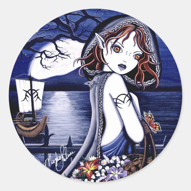 Stickers Fée Persephone River Styx (Devant)