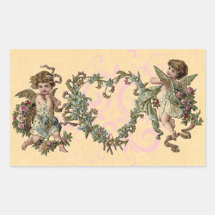 Stickers Féerie Valentine vintage