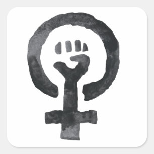 Stickers Feminist Fist Icon