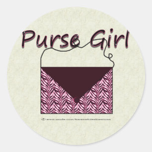 Stickers Femme Zebra Purse