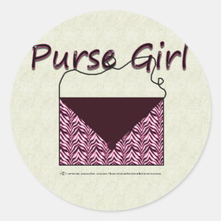 Stickers Femme Zebra Purse