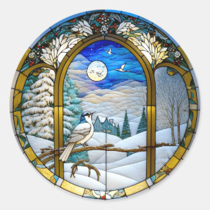 Stickers Fenêtre d'hiver