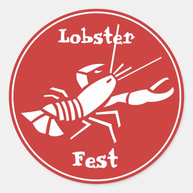Stickers Fest de homard (Devant)
