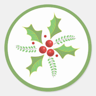Stickers Festive Holly Berries