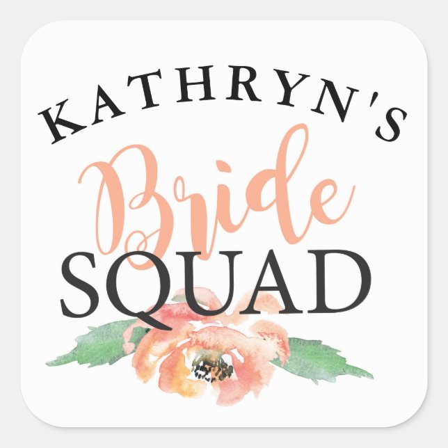 Stickers Fête des mariées de l'équipe de mariée Co (Devant)