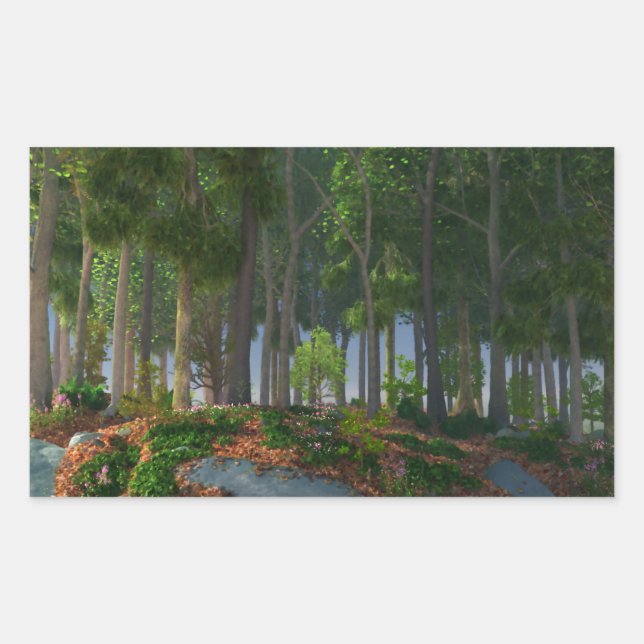 Stickers Feuille d'été (Devant)