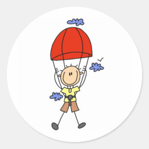 Stickers Figurine Sky Diver