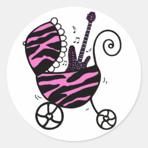 Stickers Fille Bébé ROCK STAR